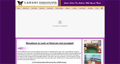 Desktop Screenshot of laharirehabilitation.org