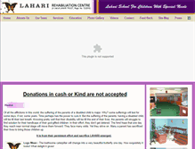 Tablet Screenshot of laharirehabilitation.org